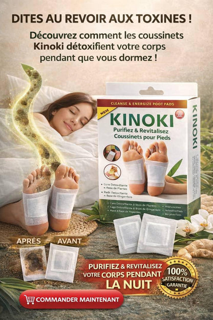 Kinoki patch pour détoxifier le corps